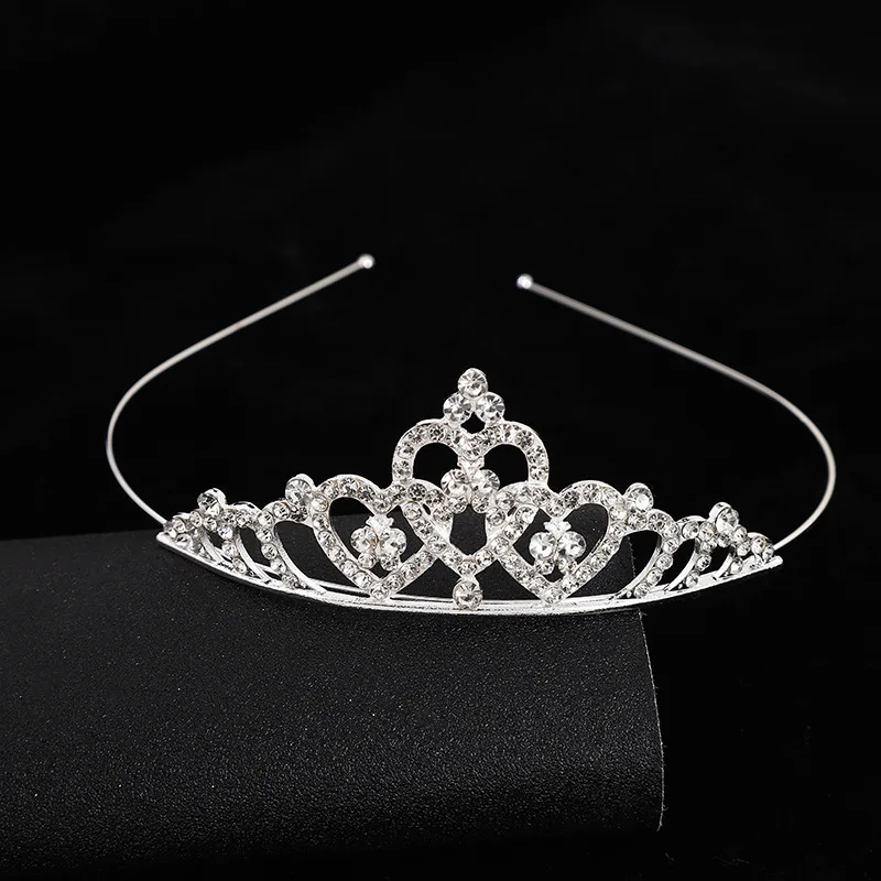 Popular Cheap Children Performance Crown 31 styles Girl Hair Hoop mini birthday gift tiara crown cake topper crown