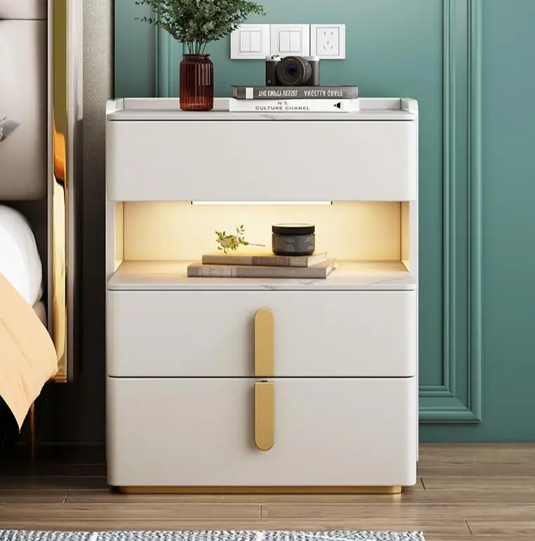 Новый стильный модный умный прикроватный столик Smart Nigh с сейфом