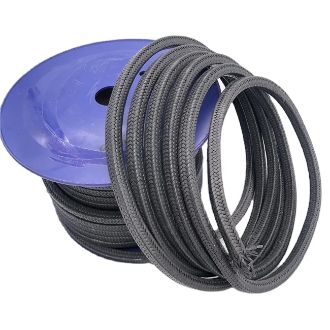 PTFE gland packing for valve with stable function Hydraulic oil seal Graphite PTFE Gland Packing