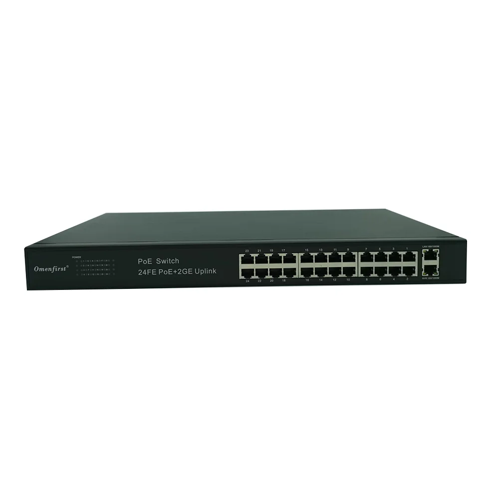  16G 10/100 Mbps RJ45 Port network poe switch port