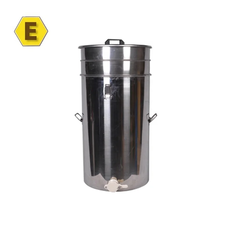 
30kg stainless steel honey tank with handles and sieve 