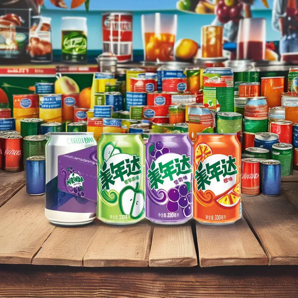 Wholesale 330ml Carbonated Soft Drinks Famous Brands Exotic Beverages Low-Fat Fruity Soda in Bulk Bottles