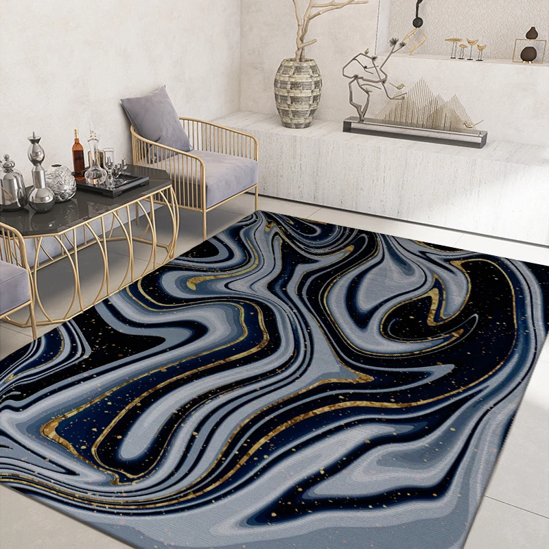 Chinese Modern New Customized Design Plush Crystal Velvet Carpet  Non Slip Digital Printing Living Room Carpet
