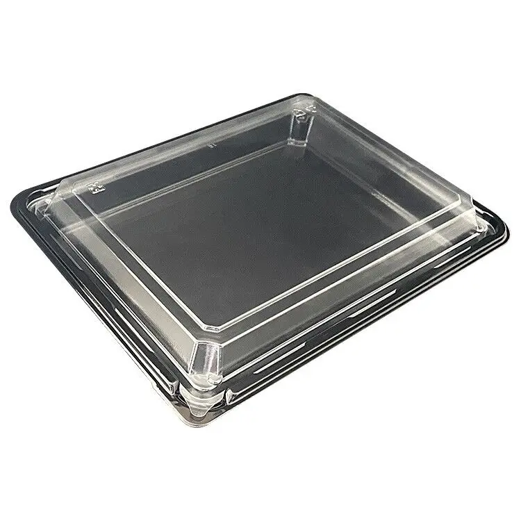 Sushi Microwavable PP takeaway box Disposable Sushi Containers With Lids Take Out Sushi Tray Containers