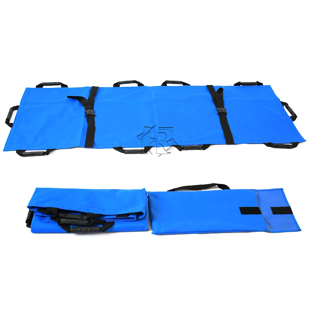 Ambulance sheet soft stretcher with blue color Waterproof carry sheet