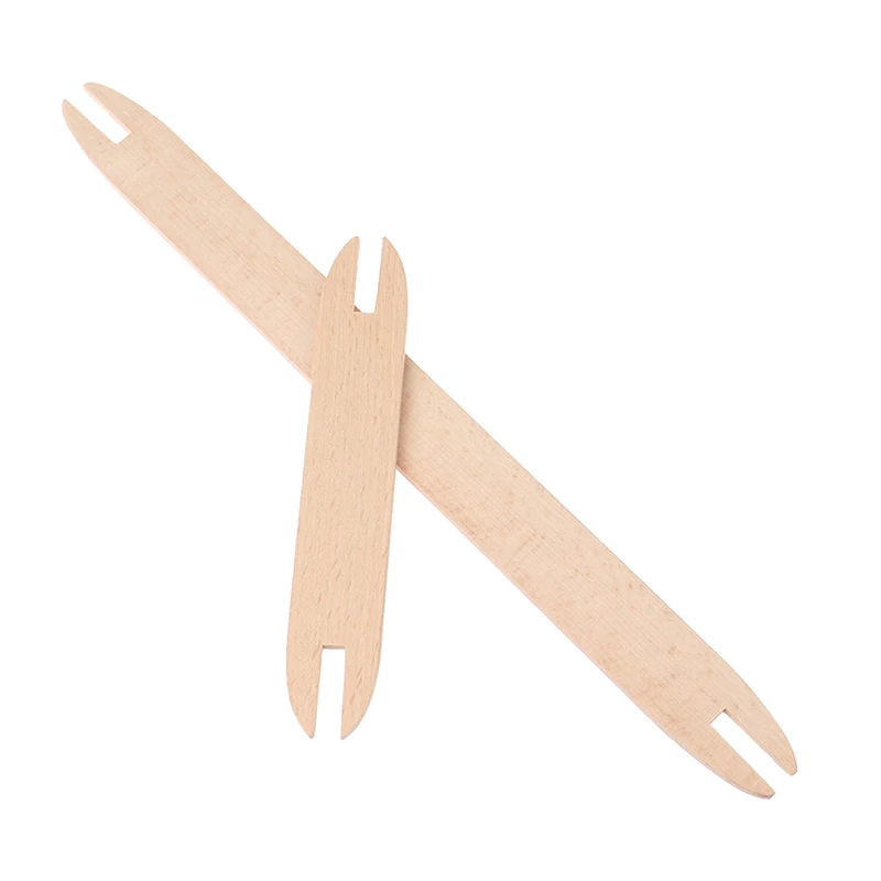 Beech Wood Weaving Shuttle Loom Knitting Tool Sweater Scarf Tapestry Stick Tools