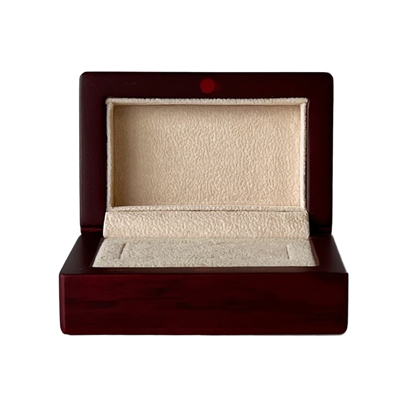 Luxury Custom Logo Solid Wood Small Single Bottle Wooden Essential Oil Box