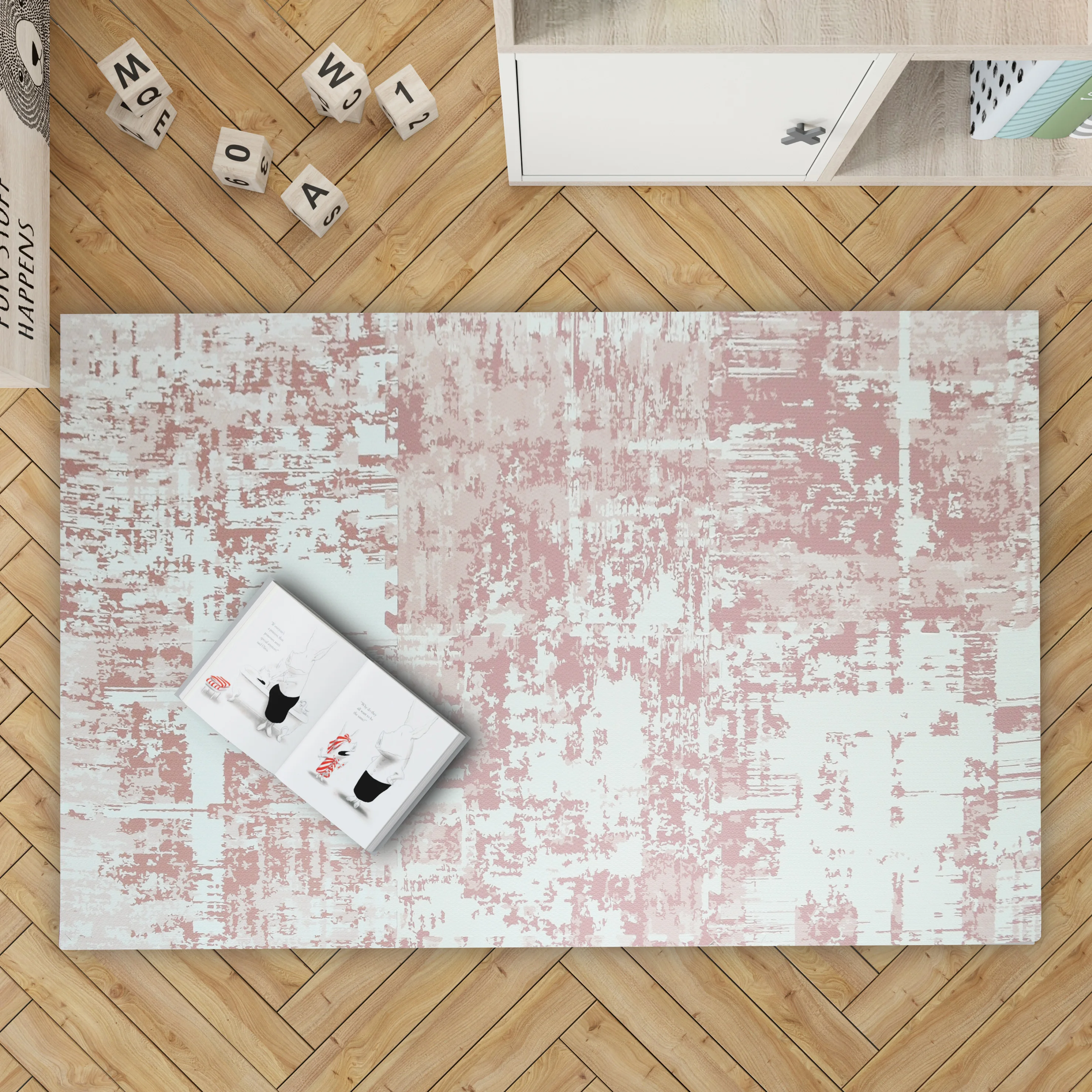 babi toys 2024 non-toxic eva  printing large Soft gym faith  foam puzzles babys play mats tiny love mat