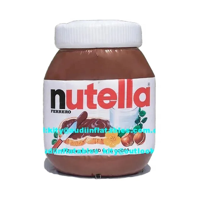inflatable nutella jar for promotion inflatable bottle for chocolate