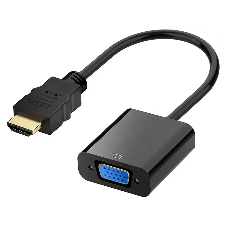 For 1080P 4K HDMITV Male to VGA Female Adapter for Computer PC Monitor HDTV