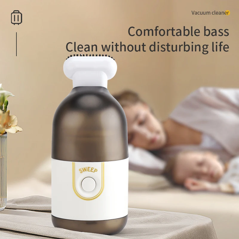 Vacuum Cleaner Mini Portable Desktop Keyboard USB Charging Cleaning Machine Office Home Car High Power Detachable Tool