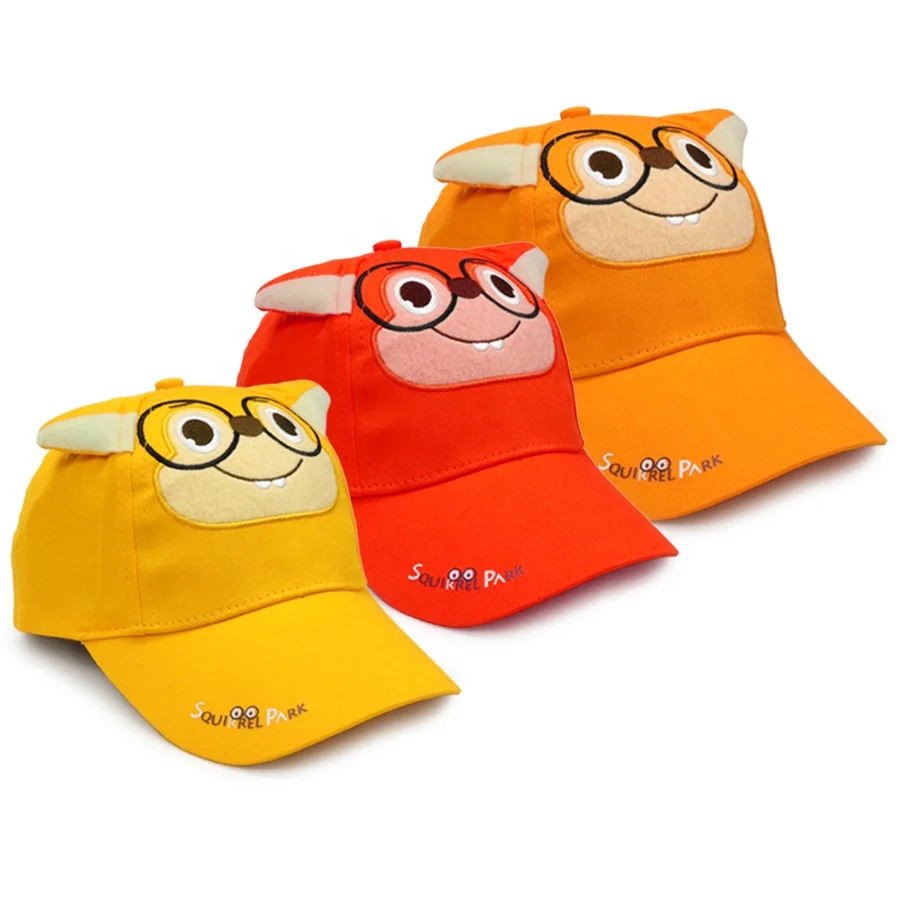 Оптовая продажа, цветные детские бейсболки из 100% хлопка с улыбкой на заказ