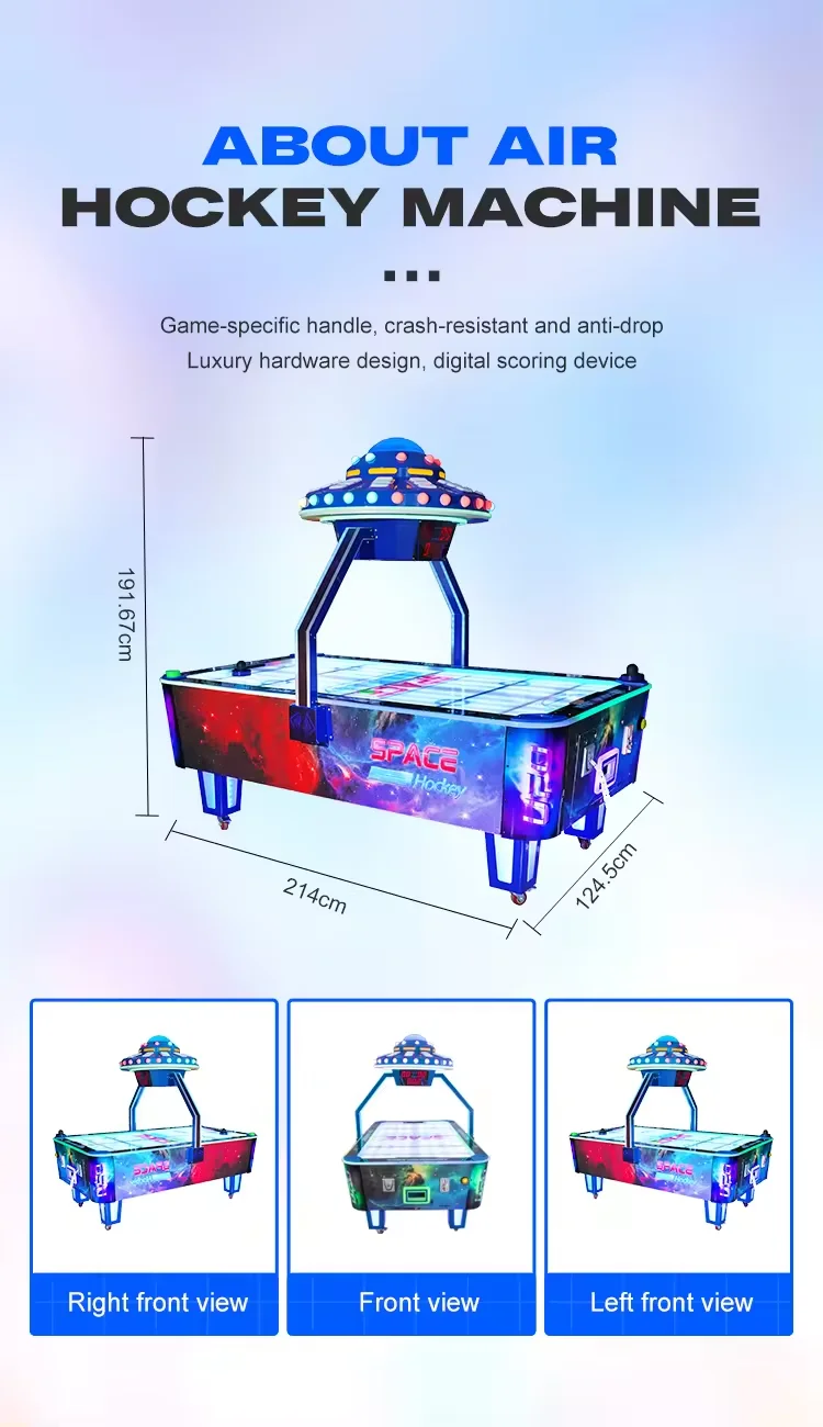 IFD Indoor Amusement Park 2 Players Battle Sport Arcade Air Hockey Machine Adults Kid Air Hockey Table With Electronic Scorer