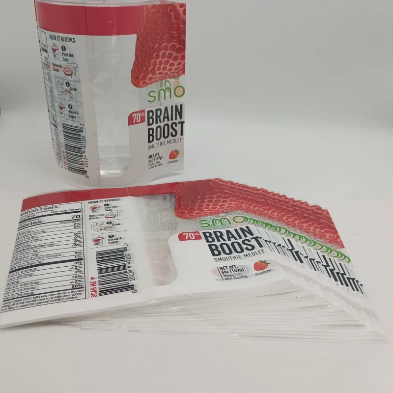 Wholesale custom heat Shrink band sleeve pvc energy drink food whey label pvc/pet bottle sleeves