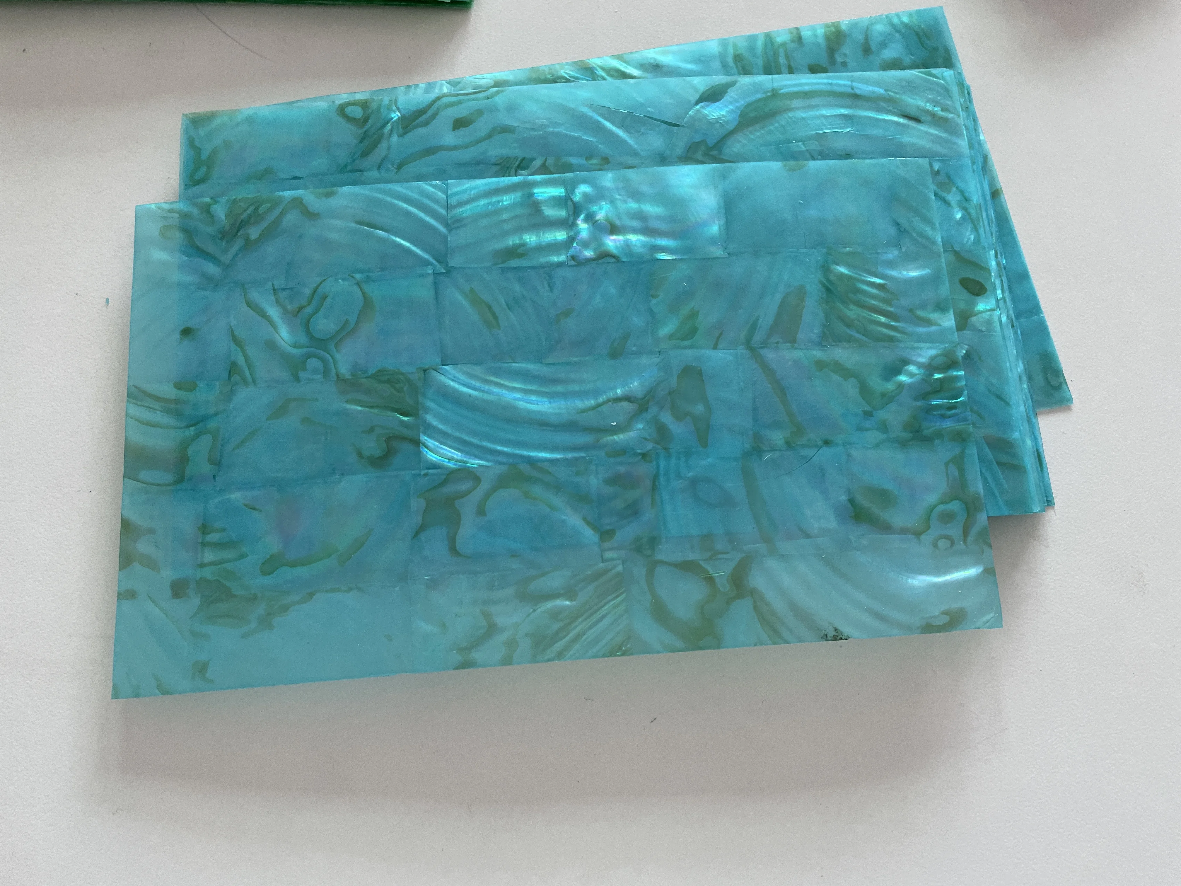 Factory Wholesale River Shell Paper with Light pink Paint and Adhesive for Furniture Floors Musical Instruments Crafts