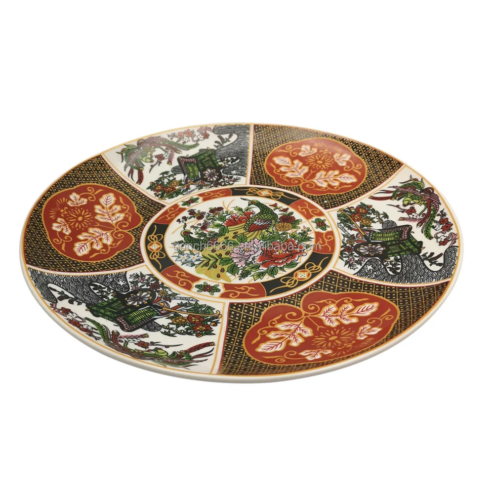 OEM ODM Moroccan Ceramic 8inch Plate 10inch Plate Moroccan Style Restaurant Plates