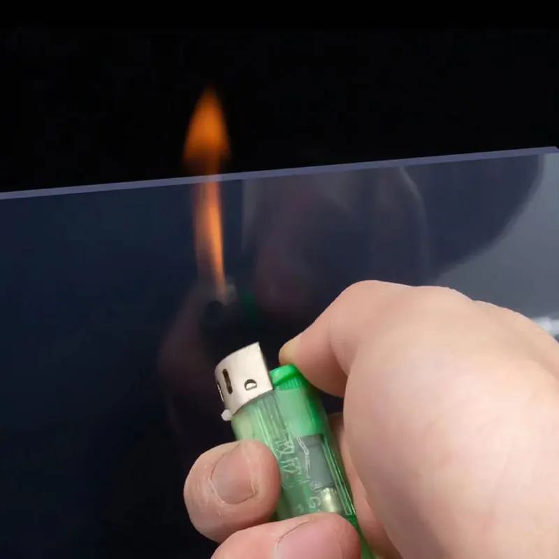 Clear plastic hard coated polycarbonate panel heat Fire retardant policarbonato sheet