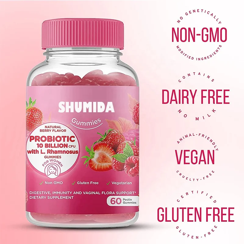 Women healthcare supplement pectin probiotic gummy for vagina probiotics gummies