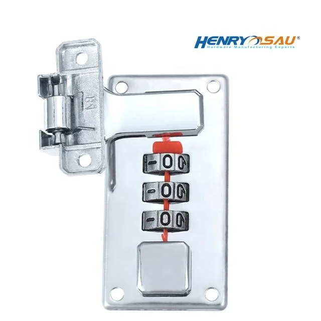 Durable Luggage Hardware   Accessories Custom Case coded lock Metal Box Combination Lock digital code lock