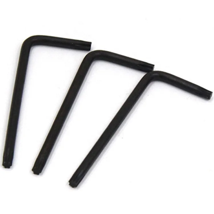 45# high tensil black color hardened torx key torx wrench chiave di torso Llave inglesa T4 T5 T6 T7 T8 T10 T15 T20 T25 T30 T40
