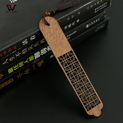Custom Chinese Style Wooden Bookmarks Hollow Bookmark Bookends For Gifts Chinese Gifts