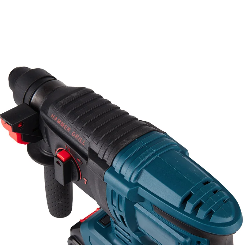 Lithium battery Power Tools Chisel Wrench Bit Pile Hex Driver Cordless Jack Hammer Rechargeable Impact Electric Drill Hammer