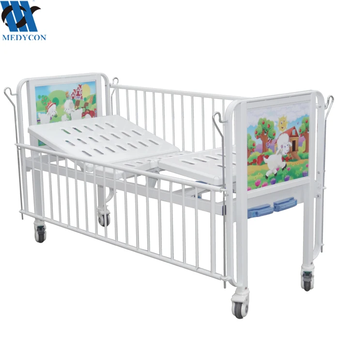 BDB01 Cartoon One Crank Hospital Bed Children Hospital Beds