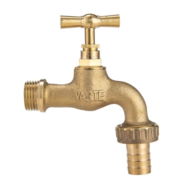 
Varte Brand 1/2' Hight Quality Garden Hose Faucet Water Tap Outside Long Tap Brass Nickel Plated Wall Bibcock 