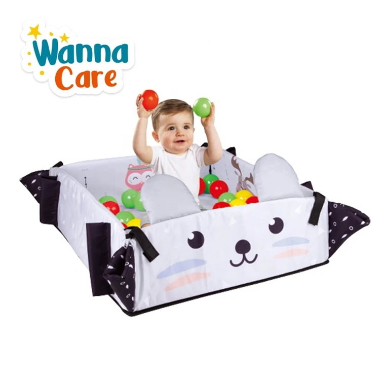 5 In 1 Baby Crawling Play Game Mat Soft Baby Toys 0 24 Months Toddler Educational Baby Ball Pit Mat With 30 Balls