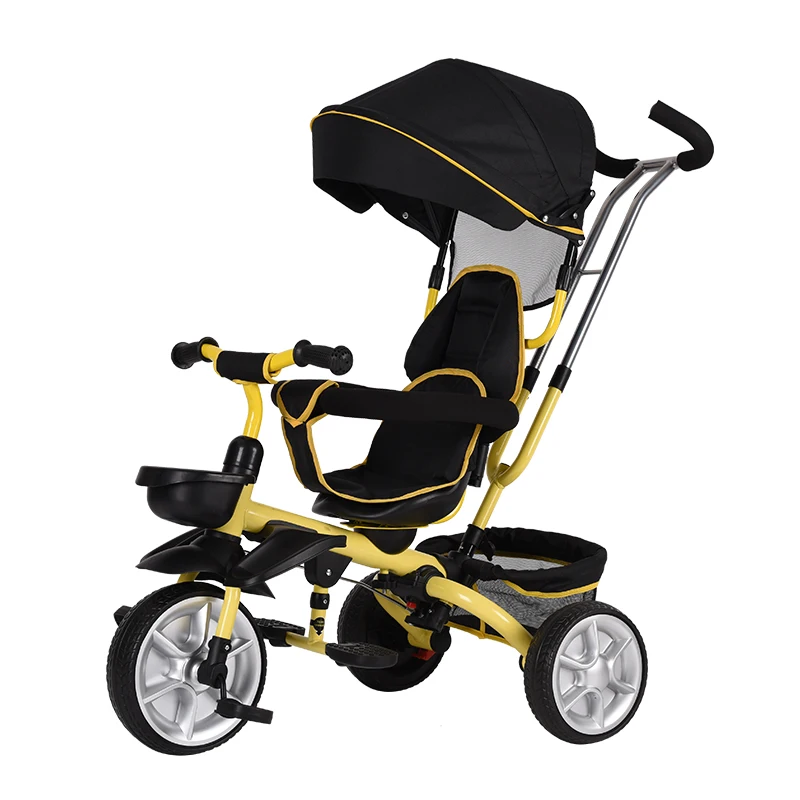 2024  fashion hot sale wholesale folding baby safety walker tricycle for babies 4 in 1