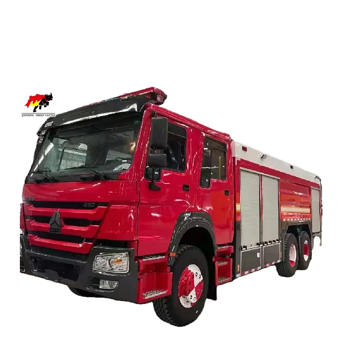 Manufacturer Prime High Quality Sinotruk HOWO Rescue Escape Emergency Water Foam Fire Engine 4X2 Water Fire Truck Fire Fi