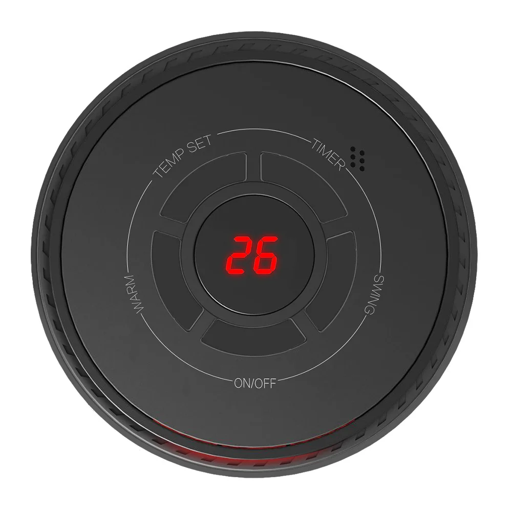 1200W Newest ceramic electric fan heater with digital control adjustable thermostat