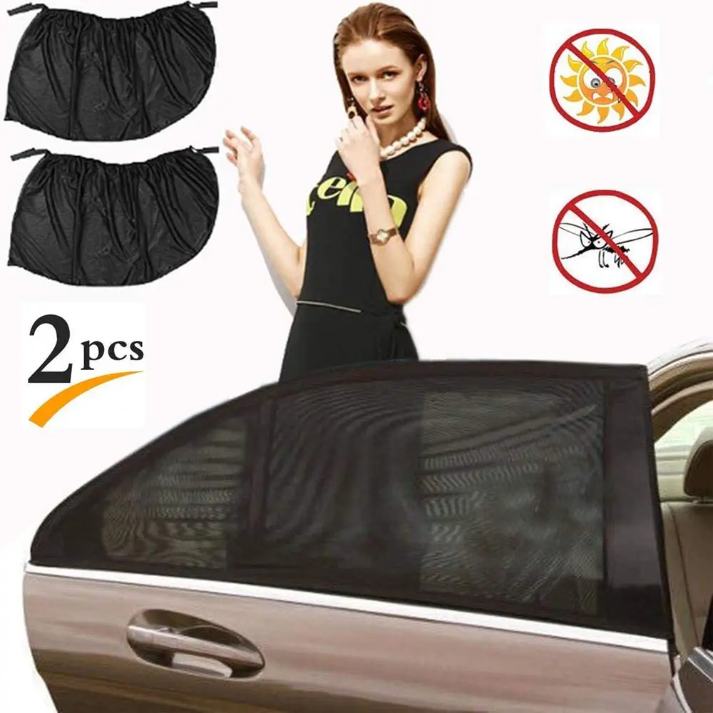 Car Window Shade Side Breathable Mesh Rear Side Window Shade Protect sunshade car car curtain