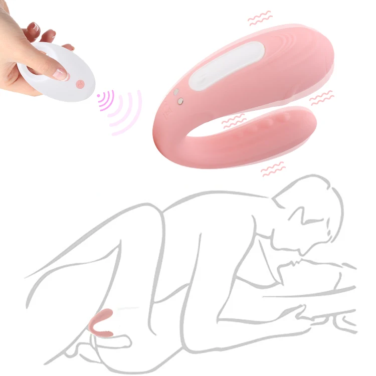 Hot Sale New Design Vibrator Double Head Heating AV stick For Lesbian Masturbation clitoris vaginal orgasm