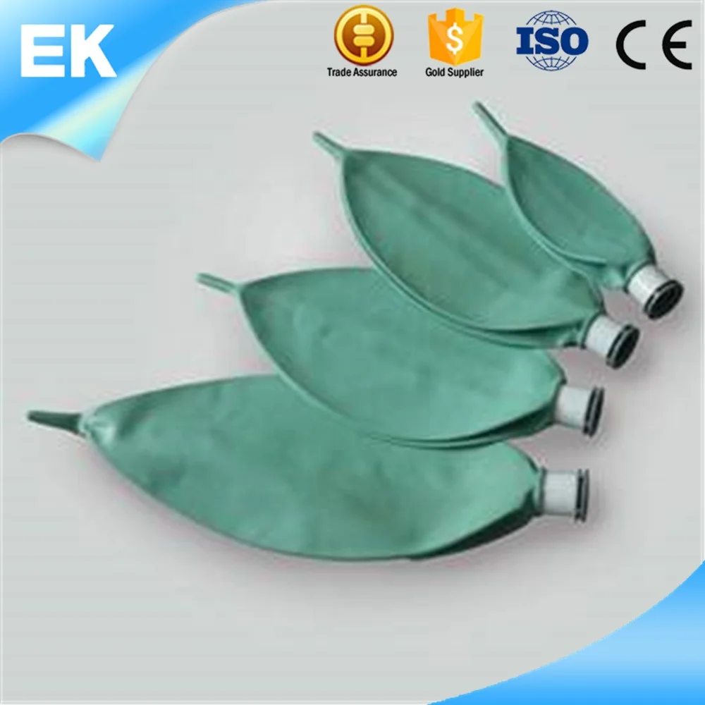 
Green Color 0.5L/1.0L/2.0L/3.0L Latex Free Breathing Bag 