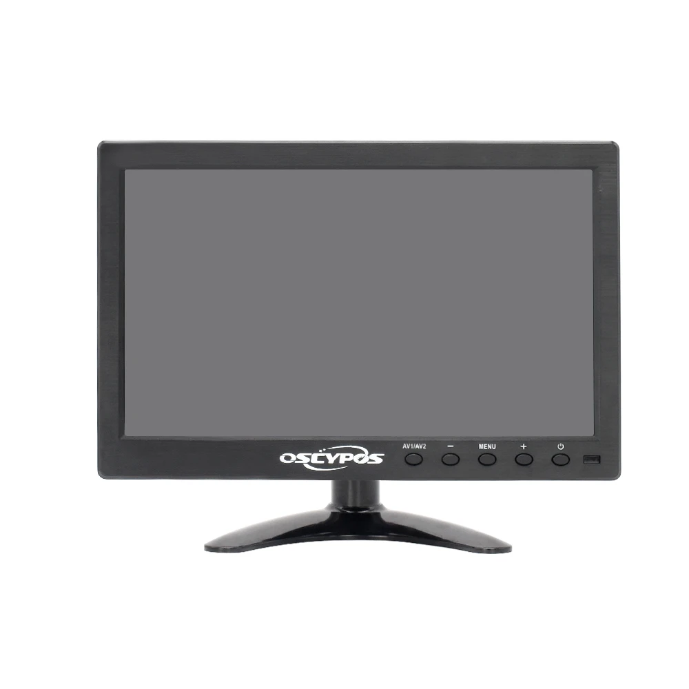 10 Inch 1280*800 High Brightness Led Cctv Plastic Shell Case Monitor With Av Input