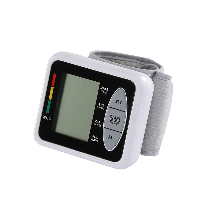 Home Use Bp Electronic Portable Digital Blood Pressure Meter Display Smart Wrist Blood Pressure Monitor Liquid Crystal