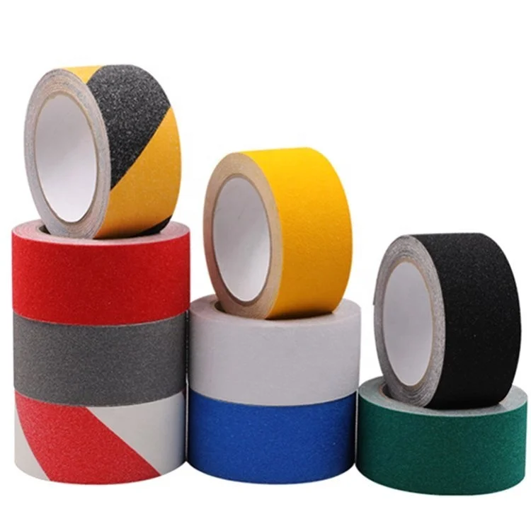 PVC PEVA PET Aluminum foil frosted anti-slip non skid tape waterproof stair bathroom reflective printed logo night glow