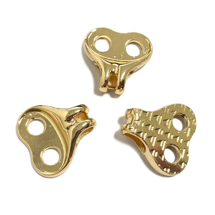 Gold plated zinc alloy eyelet shoe lace hook climbing boots hook buckles