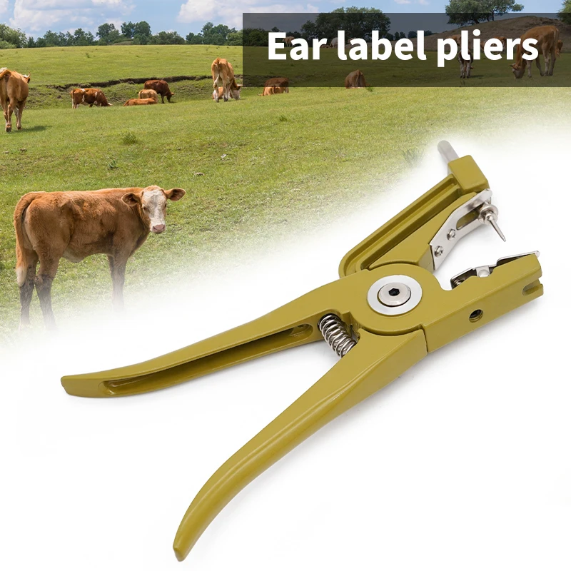Low price Animal Ear Tag Pliers Portable Effect Saving Ear marking Pliers Pig sheep Metal ear applicator