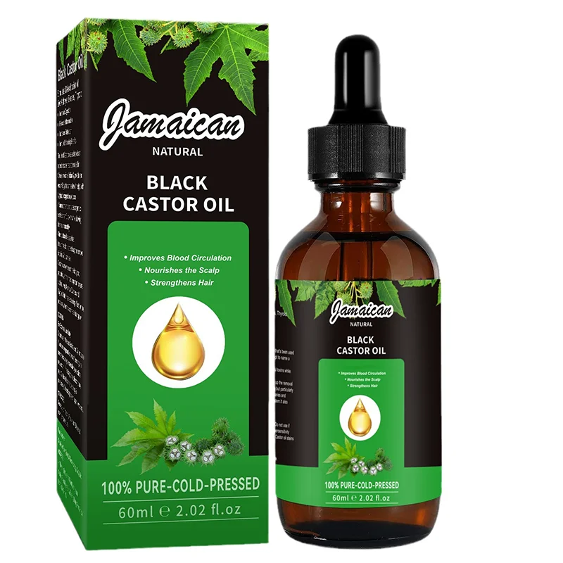 Factory Supplier Cold Pressed Skin Moisturizer Black Jamaican Castor Oil For Hair
