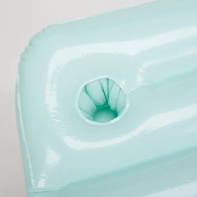 High Quality PVC Pool Float Inflatable Island Floating Lounge With Cupholders Inflatable Pool Lounge Pool Raft