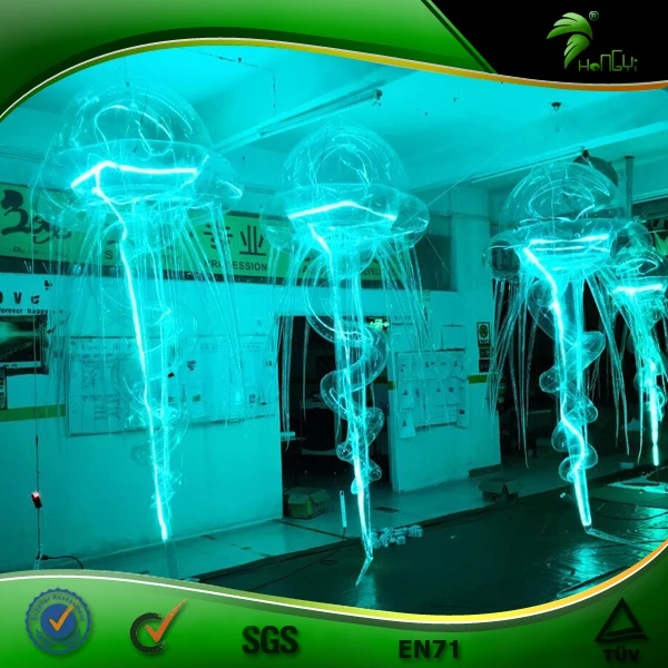 Unique Inflatable Jellyfish Light, Jellyfish Decorations/ Jellyfish Pool Lights