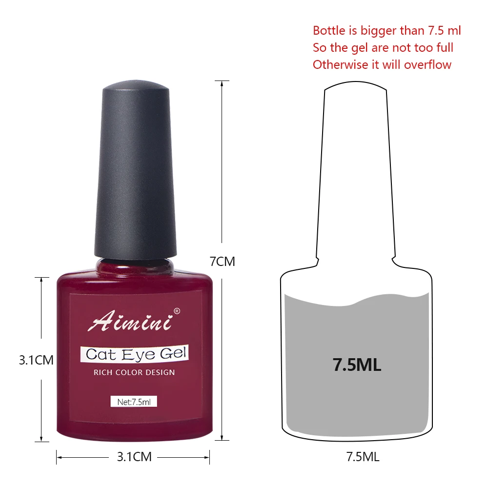 Starry Sky Gel Polish For Nails Cat Eye 7.5 ml,Wholesale 9 Color Cat Eye Nail Gel Nail Art Soak Off Gel Polish