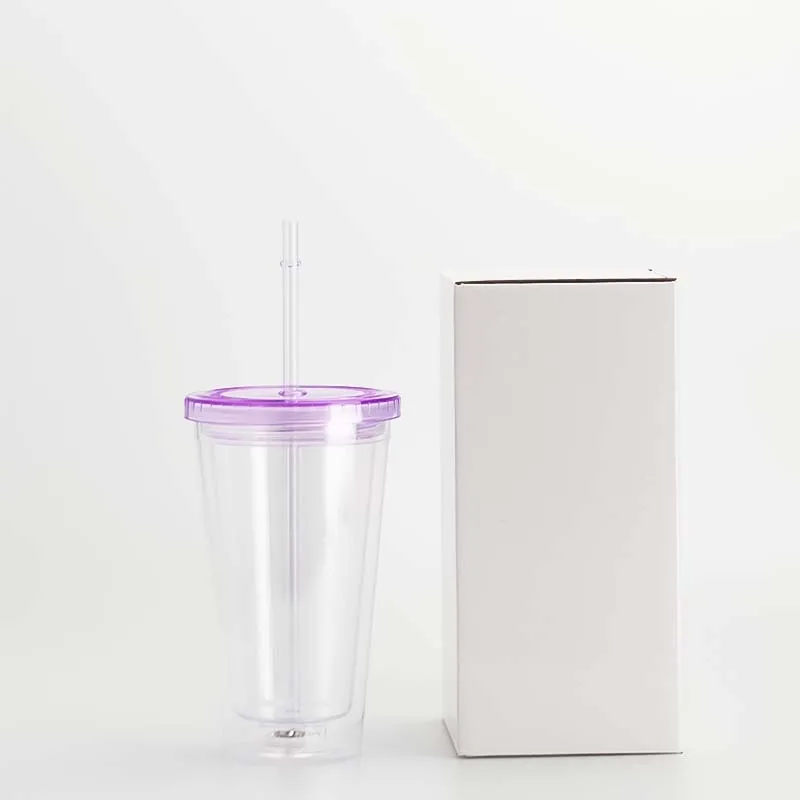 Custom Hot Sale plastic travel mug 16oz Glowing Party Cups for Indoor Outdoor Party Event Wedding