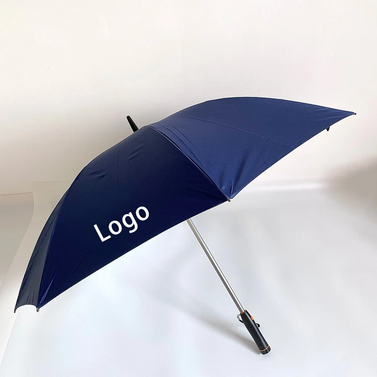 Good Quality Factory Directly Lightweight Luxury Wood With Logo Wooden Handle Storm Proof Golf Umbrella