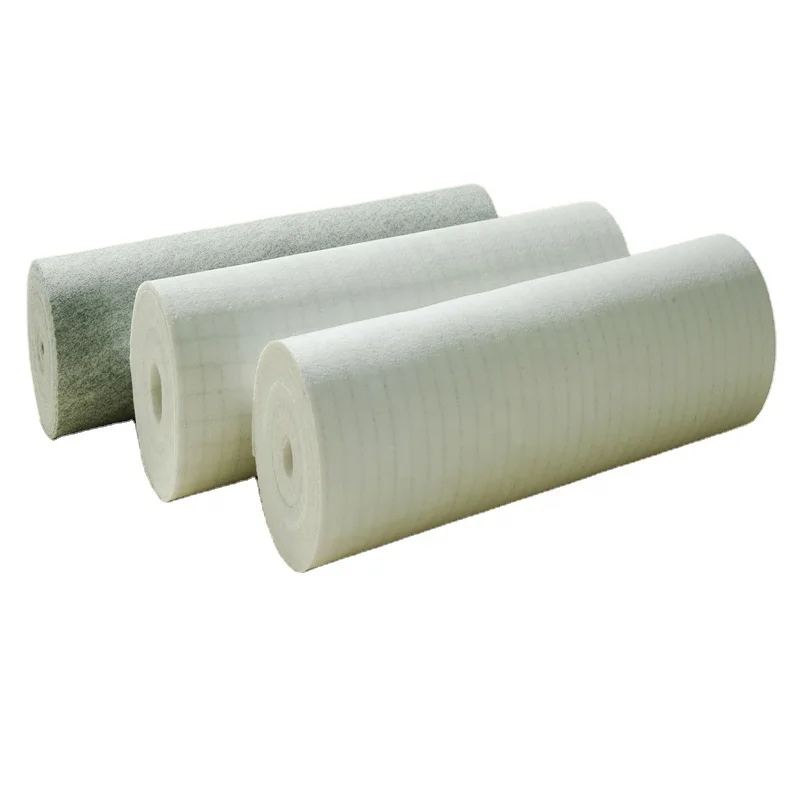 Polyester needle felt coated waterproof/oilproof dust collection filter cloth anti static treatment PE/PTFE dust collection bag