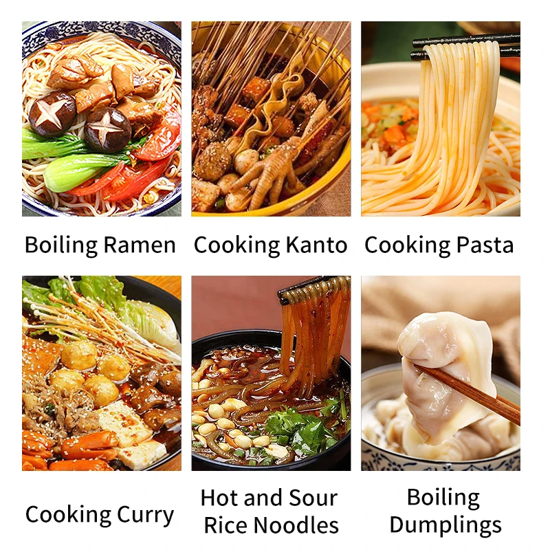 Commerical Automatic Cooking Machine Instant Ramen Ramyun Pasta Dumplings for Noodle Boiler Cooker Electric Faucet Indu