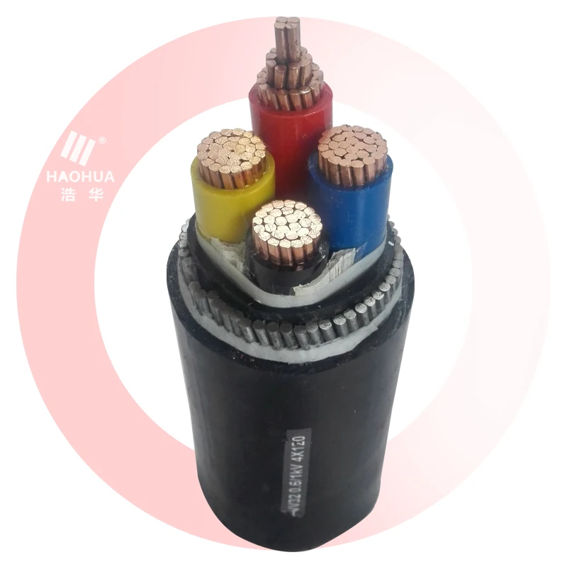 0 6/1kV медный проводник лист длины 25 35 50 70 95 120 185 240 300 кв mm2 4-ядерный силовой