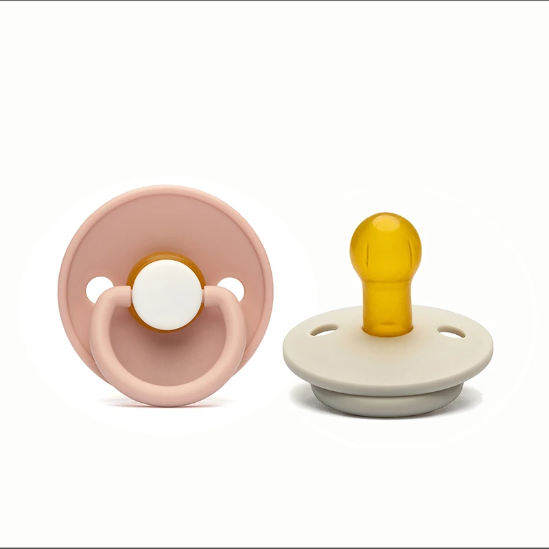 Wholesale Soft Teething Soother Chew Pacifier Round Nipple Imitate Breast Milk Silicone Baby Pacifier for Infant Children